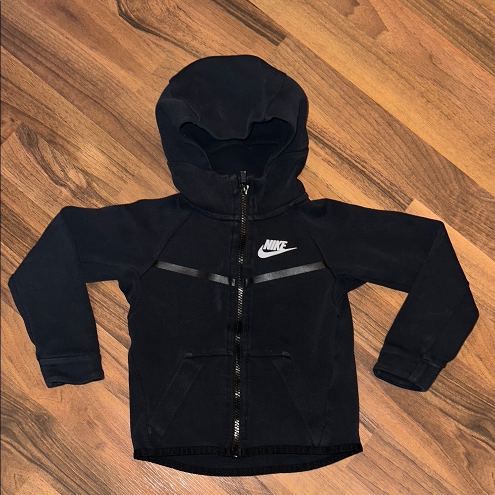 Nike Toddler 3T Tech Fleece Black Hoodie